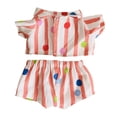 thumbnail image 3 of Disfraz de Muñeca con Camisa Y Pantalón, Fácil de Poner Y Quitar, Ropa de Muñeca de Juego de Rol, Decoración DIY para Muñecas para Muñeca de 15cm, Ves Raya roja, 3 of 8