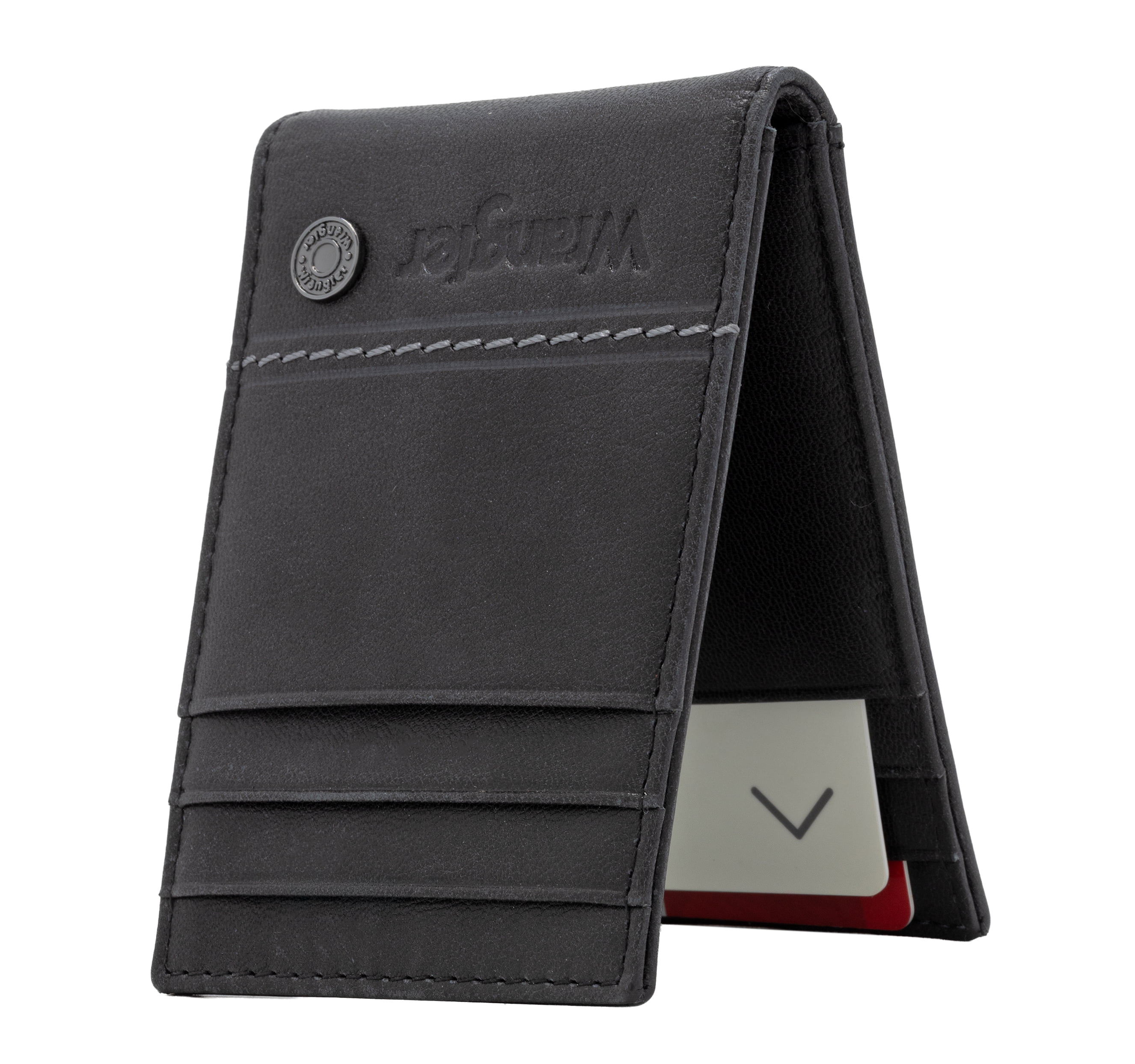 Wrangler Classic Rivet Magnetic Card Case