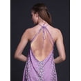 thumbnail image 2 of Bimba Feather Summer Holiday Party Halter Neck Beachwear Women BacklessÂ&nbsp;Dress-X-Large, 2 of 6