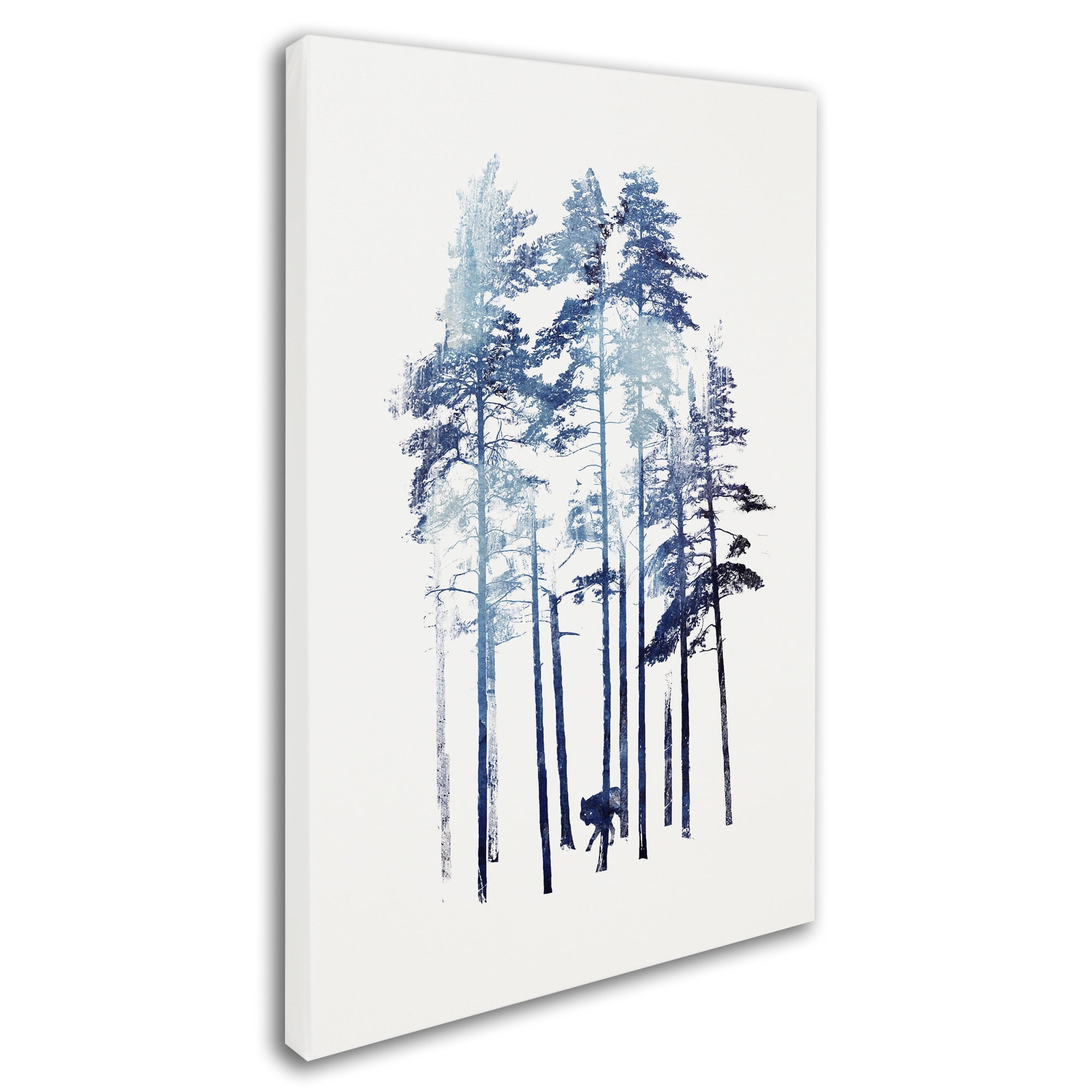 Trademark Fine Art 'Winter Wolf' Canvas Art by Robert Farkas
