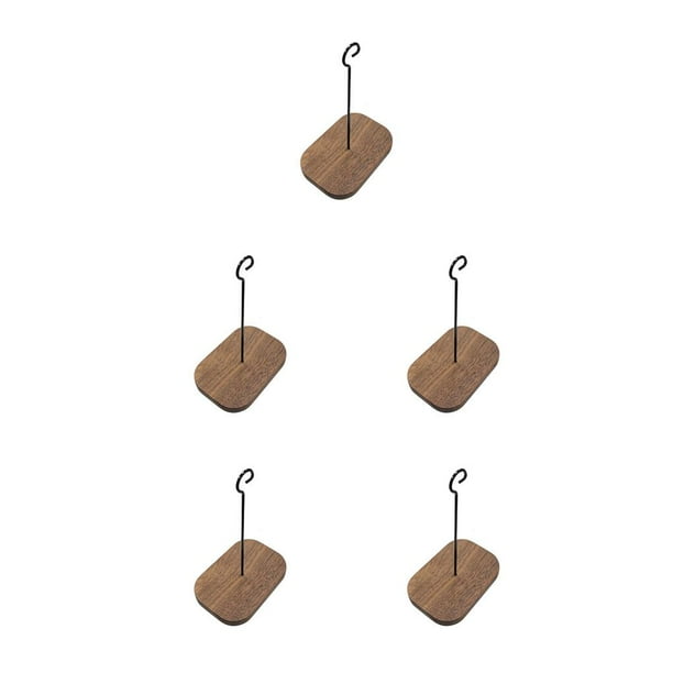 Bearachild Carillón de viento de madera, carillón de viento a la moda, campana de cumpleaños, decoración de relajación colgante, colgador autoadhesivo Type2 NO2 Bearachild CBP185895