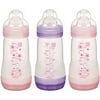 MAM - Girls' 8-oz. Bottles, 3-Pack, BPA Free