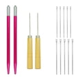 thumbnail image 4 of Herramienta para reenraizar el cabello de muñecas, herramienta de inserción de cabello de muñecas, suministros para hacer muñecas, peinado portátil 5x0.6mm5x0.8mmAguja, 4 of 8