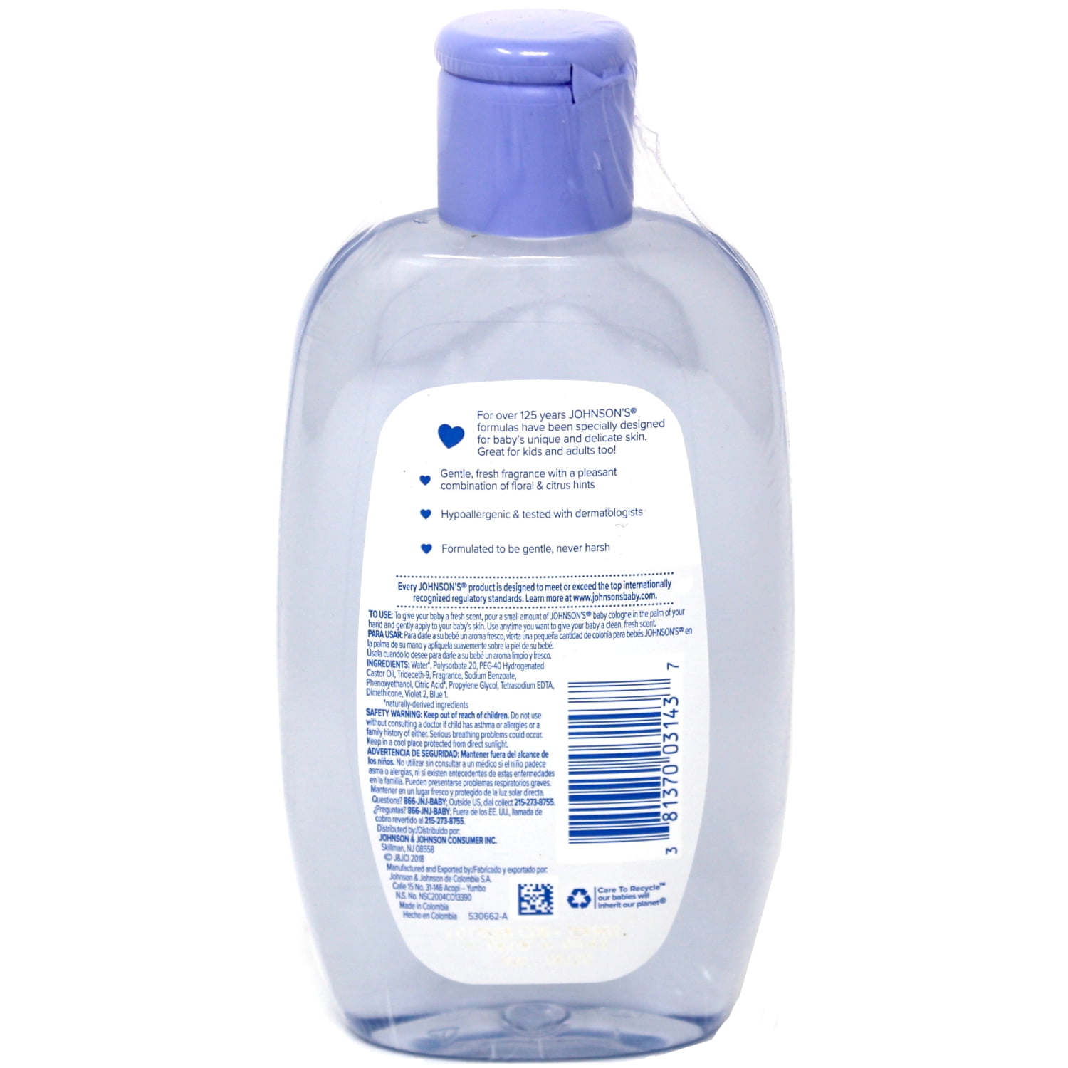 johnson baby cologne walmart