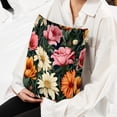 thumbnail image 6 of Fragmented Flowers Luxurious Velvet Decorative Throw Pillow Covers - Set of 2, Unique Patterns, 16x16, 18x18, 20x20 Inches for Home Decor & Gifts, 6 of 6