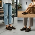 thumbnail image 5 of Cushionaire Women's Brooklyn Genuine Suede Clogs - Adjustable Slingback Clog Sandal with Buckle, Memory Foam Cushioning, Wide Widths Available, 5 of 30