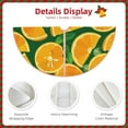 thumbnail image 3 of Rateoe Orange Pattern Christmas Tree Skirt with Ties , Christmas Tree Decorations, Farmhouse Christmas Decor Xmas Holiday Decorations-30", 3 of 6