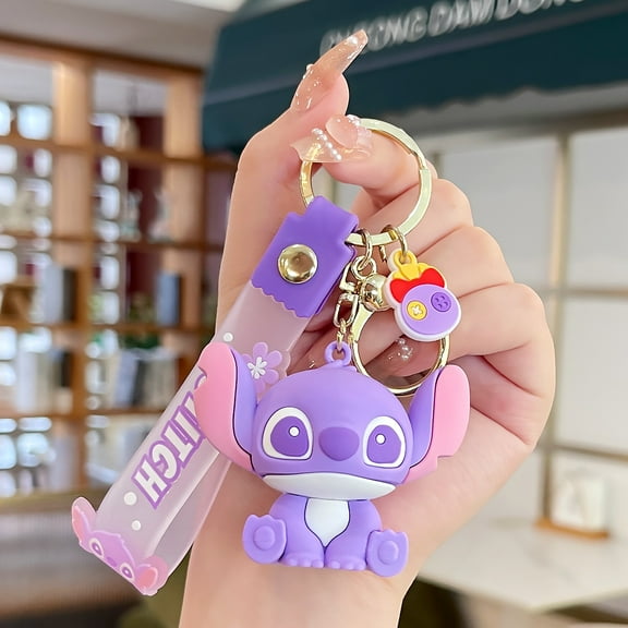 YOSENING Cartoon Stitch Keychain, Cute Backpack Pendant & Key Holder, Perfect Gift QQH624-1482