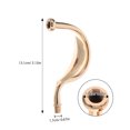 thumbnail image 2 of unbranded Tubo Metálico Curvado Dorado Para Reparación Y Fabricación De Lámparas De Pared Con Único, 2 of 8