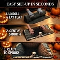 thumbnail image 4 of Clearance Halloween 3D Illusion Rug, Skeleton Optical Illusion Mat, 19.7 x 31.5 Inch Polyester Entryway Door Mat, Low Profile Spooky Floor Carpet for Dorm Bathroom Bedroom Party Decor, 4 of 8