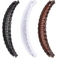thumbnail image 1 of 3pcs Hair Claw Clips Long Hair Combs Fish Clips Ponytail Banana Hair Clips Hair, 1 of 5