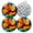 Black2560, variant on 4 PCS Pot Holders for Kitchen,Potholders Sets with Hook for Oven,Cooking,Baking,Elegant Graceful Poppies Artwork