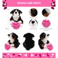 thumbnail image 2 of DolliBu Happy Mother's Day Super Soft Bernese Dog Plush Figure - Cute Stuffed Animal with Pink Heart Message for Best Mommy, Grandma, Wife, Daughter - Cute Dog Pet Plush Toy Gift - 8" Inches, 2 of 6