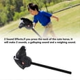thumbnail image 2 of 70cm Handmade PVC Plush Hobby Horse, Black, 2 of 3