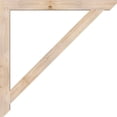 thumbnail image 3 of Ekena Millwork 3 1/2"W x 42"D x 42"H Traditional Slat Smooth Bracket, Douglas Fir, 3 of 4