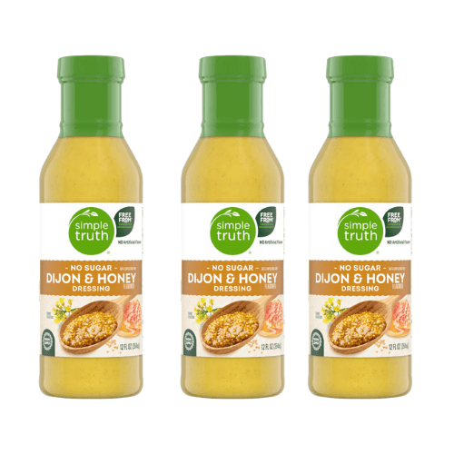Simple Truth Dijon & Honey Dressing No Sugar 3 Pack 12 fl oz
