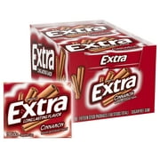 Extra Cinnamon Sugarfree Gum, 15 Count (Pack of 10) piece
