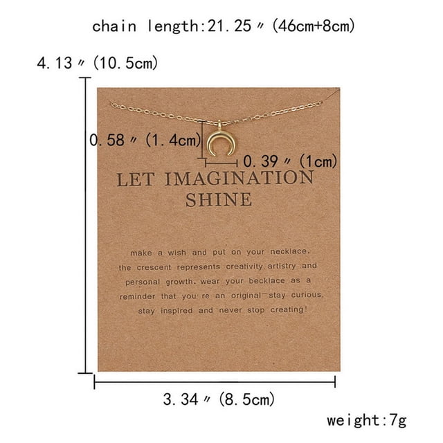 Paper Card Snowflake Happy Adjustable Alloy Necklace Pendant Clavicle Chain