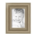 thumbnail image 2 of ArtToFrames 5" x 7" Silver Ridged Picture Frame, 5x7 inch Silver MDF Poster Frame (WOM-4445), 2 Pack, 2 of 6
