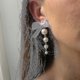 thumbnail image 5 of Vintage Pearl Drop Dangle Earrings Lightweight Black Pink Cute Bow Earrings Fashion Statement Ear Jewelry For Women And Girls (pink), 5 of 5