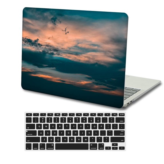 KSK KAISHEK Hard Shell Case Cover Compatible with MacBook Pro 14" 2023 - 2021 A2779 M2/A2442 M1 + Black Keyboard Cover, Colorful B 1048