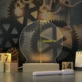 thumbnail image 2 of Yuarrent Tablero de escritura llevado plástico Tableros de Chiara para el tablero conveniente de la instalación fácil con iluminado Iluminación y accesorios tres, 2 of 6