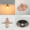 thumbnail image 2 of Kiven H-Type Track Lighting, 1-Light Modern Halo Track Pendant Light,Dimmable H Track Light Pedant for Bedroom Kitchen Island Cafe, Cord length 39.4",Copper Finish, 2 of 7