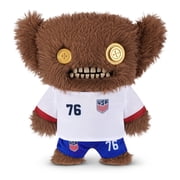 Fuggler US Soccer 9 Inch Plush Collectible Toy (Grumpy Grumps) by ZURU Featuring Funny Ugly Monster Design in Red, White, and Blue Soccer Outfit, Perfect for Fans, Collectors, and Gifting