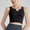 Black, variant on Jerdar Women's V Neck Crop Tops Casual Yoga Bra Basic Trendy Notched Sleeveless Slim Fit Summer Y2k S