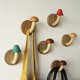 thumbnail image 5 of Wooden Mushroom Wall Hook Coat Hanger Nordic Style Home Entryway Door Back Storage Hook - Blue Adhes, 5 of 5