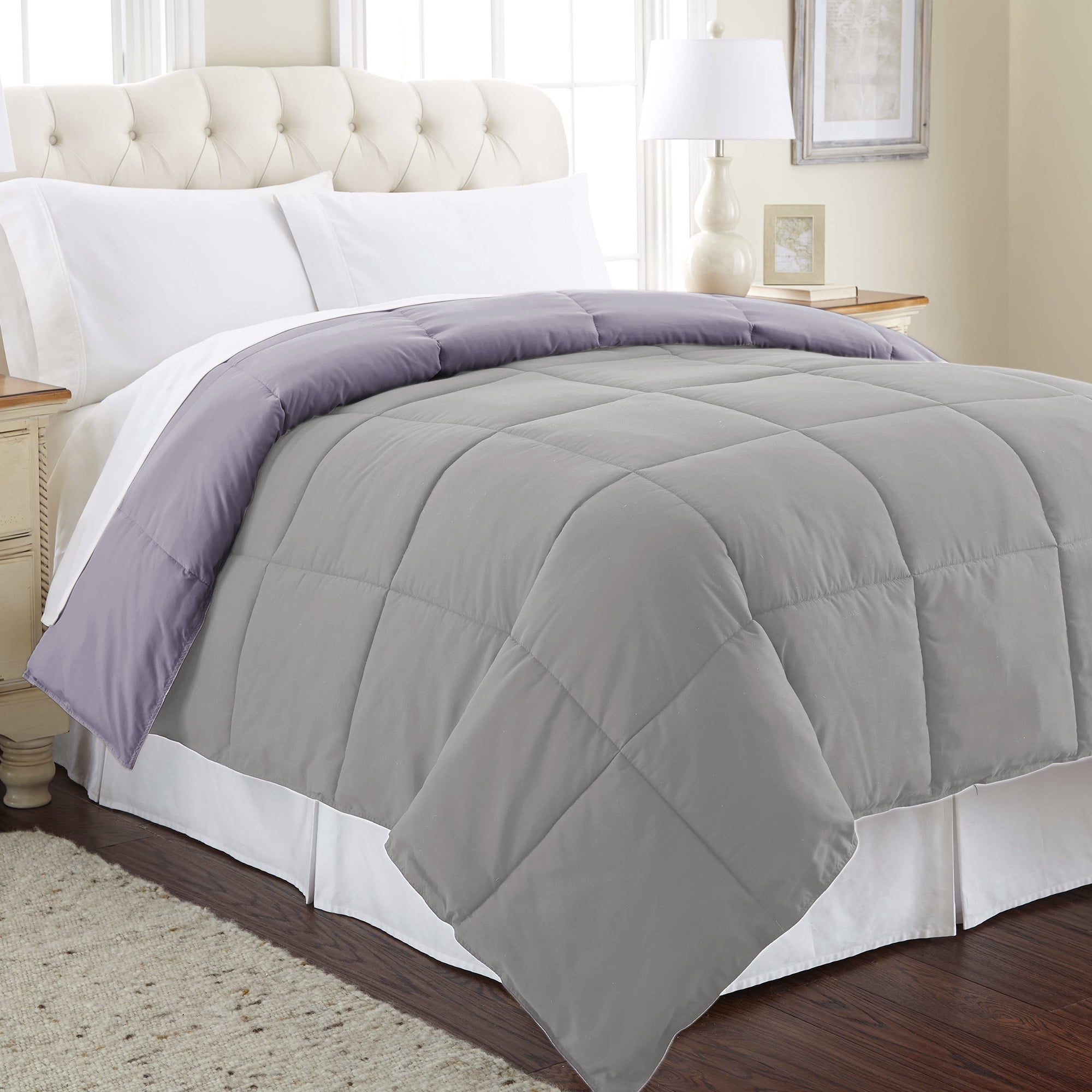 Reversible Down Alternative Comforter Multiple Colors - King