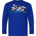 thumbnail image 3 of Inktastic Motorcycle Long Sleeve Youth T-Shirt, 3 of 5