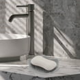 thumbnail image 2 of Unique Bargains 1 Pc Waterproof Soap Holder Flower Gray Soap Holder for Bathroom 5.31"x5.12"x1.38", 2 of 6