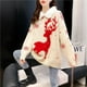 thumbnail image 4 of Suéter de mujer con dibujos animados navideños, ropa con estampado que combina con todo, cuello vuelto, manga larga, largo medio, otoño e invierno, 4 of 4