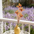 thumbnail image 5 of Hodwiequ Artificial Butterflies Branch Decorative Arrangement Artificial Flower Bouquet Set Props Orange Free Size, 5 of 6