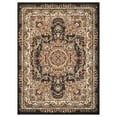 thumbnail image 1 of Lr Home Grace 5 x 7 Traditional Persian Medallion Black & Beige Indoor Area Rug, 1 of 9
