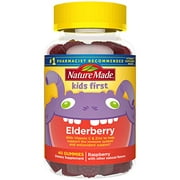 Nature Made Kids First Elderberry with Vitamin C and Zinc, Dietary Supplement for Immune Support, 40 Elderberry Gummies