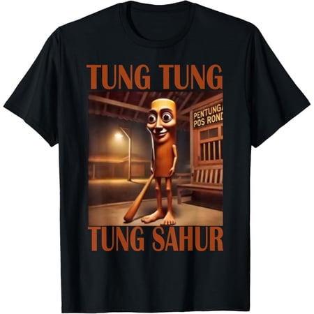 Vintage Tung Tung Tung Sahur T-Shirt Best Birthday Gifts