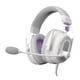thumbnail image 1 of Auriculares para juegos con cable, portátiles, cómodos, con diadema, 3 efectos de sonido especiales, 50 mm Blanco, 1 of 9