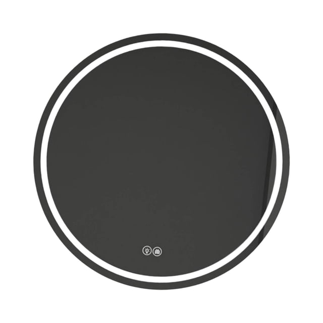 Espejo baño resistente con doble toque, iluminación LED, modos luz, sensores táctiles, reparación premium, regulable, montaje en pared. 50 cm de diámetro