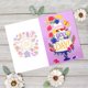 thumbnail image 5 of Tarjetas de cumpleaños con dibujo de diamantes 5D para hacer tú mismo, regalo de Navidad, tarjeta de felicitación con cuentas A, 5 of 9