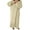 F-White, variant on 2025 Women's Solid Color Round Sleep Shirt Pack Neck Pocket Thread Long Ladies Nightgowns Cotton Over Knee Winter