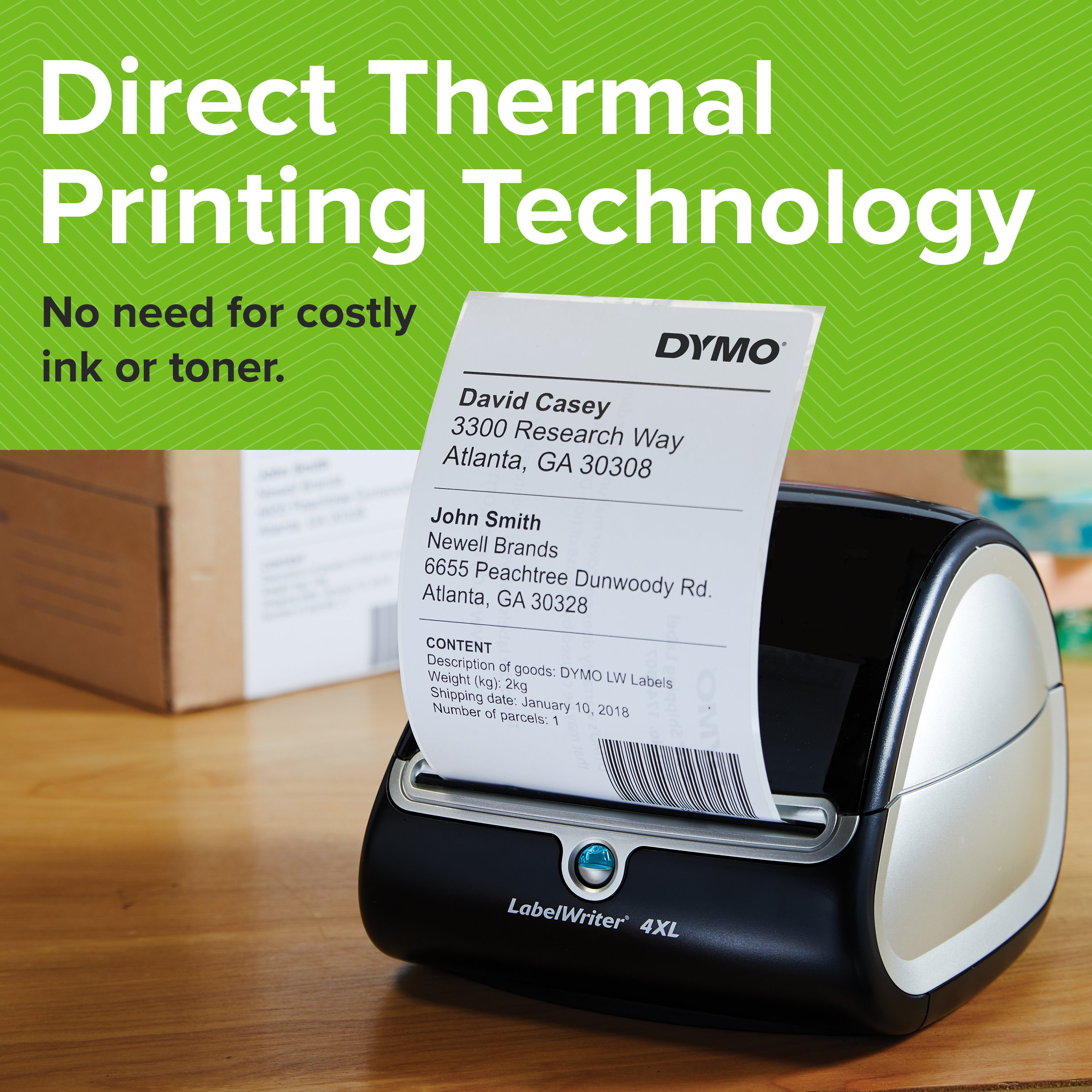 DYMO LabelWriter 4XL Shipping Label Printer, Prints 4x6 Extra Large  Shipping Labels