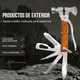 thumbnail image 4 of "Multiherramienta Portatil Martillo Y Hacha 14 En 1 Con Funda Plara, Lab.G Naranja ", 4 of 5