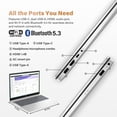 thumbnail image 6 of HP 17 Business Computer Laptop 2026, 17.3" HD+ Touchscreen Display, AMD Ryzen 5 7430U, Copilot AI, Backlit Keyboard, Wi-Fi 6, Fast Charge, Windows 11 Pro (20GB RAM | 1TB SSD), 6 of 8