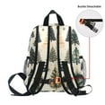thumbnail image 5 of FORMRS School Backpack with Front Zippered Pocket 12" Student Travel Daypack, Beige Christmas Trees, 5 of 6