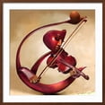 thumbnail image 2 of Art.com Ethereal Strings Art Print by Salaam Muhammad, Brown Frame Wall Art, 29" x 29", 2 of 5