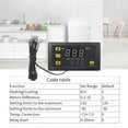 thumbnail image 4 of Amdohai W3230 Mini Digital Temperature Controller LED Display Thermostat Regulator DC 12V 20A Temperature Control Switch Sensor Meter, 4 of 8