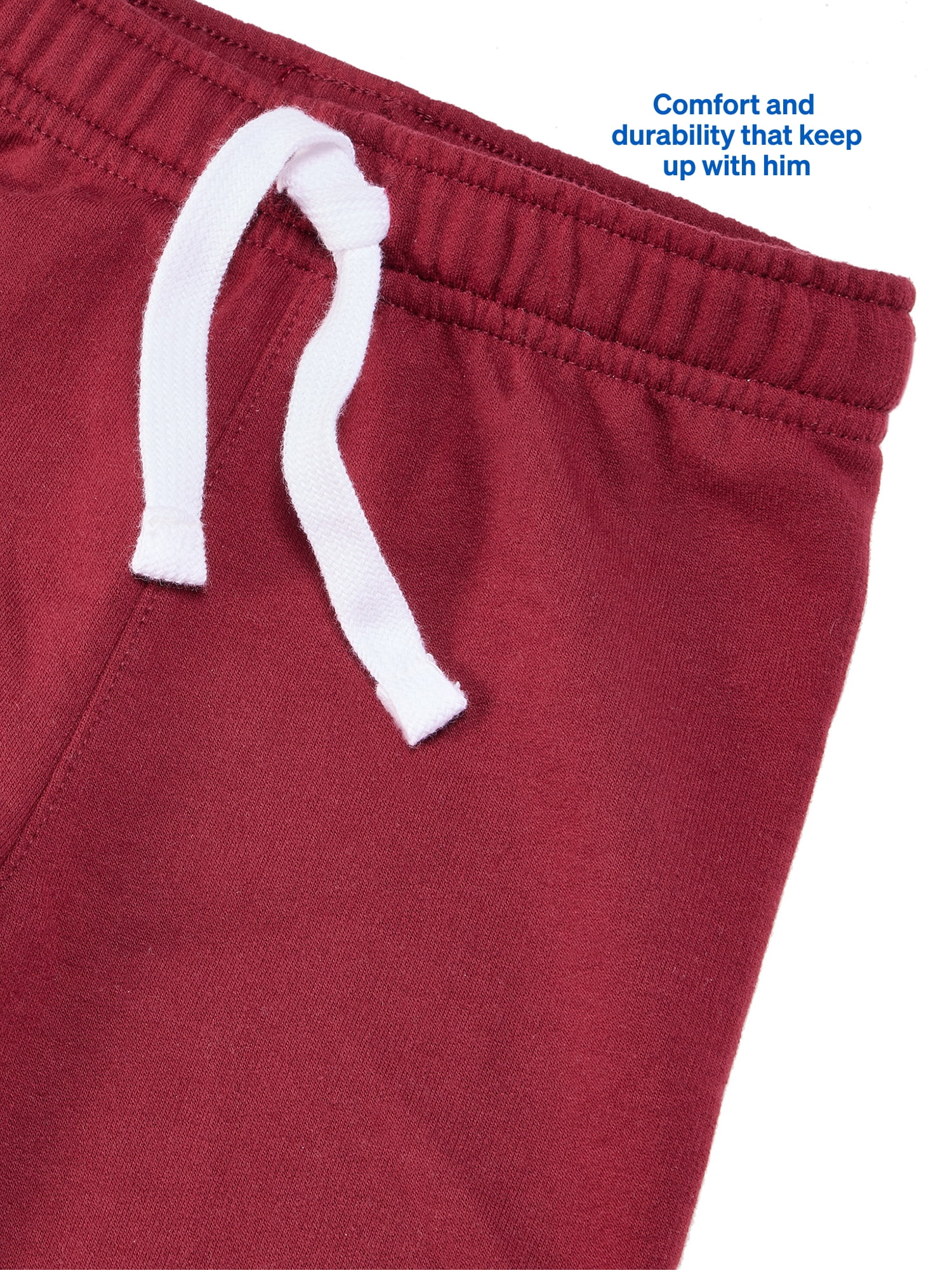 Garanimals Baby & Toddler Boys French Terry Pull-On Joggers, Single & 3-Pack, Sizes 0-6T