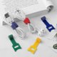 thumbnail image 4 of Bridas de gancho y bucle reutilizables de 6 pulgadas de longitud Paño de sujeción fuerte y de microfibra, sujetador ajustable Correa de cable Gancho y lazos de cable de bucle, 4 of 5